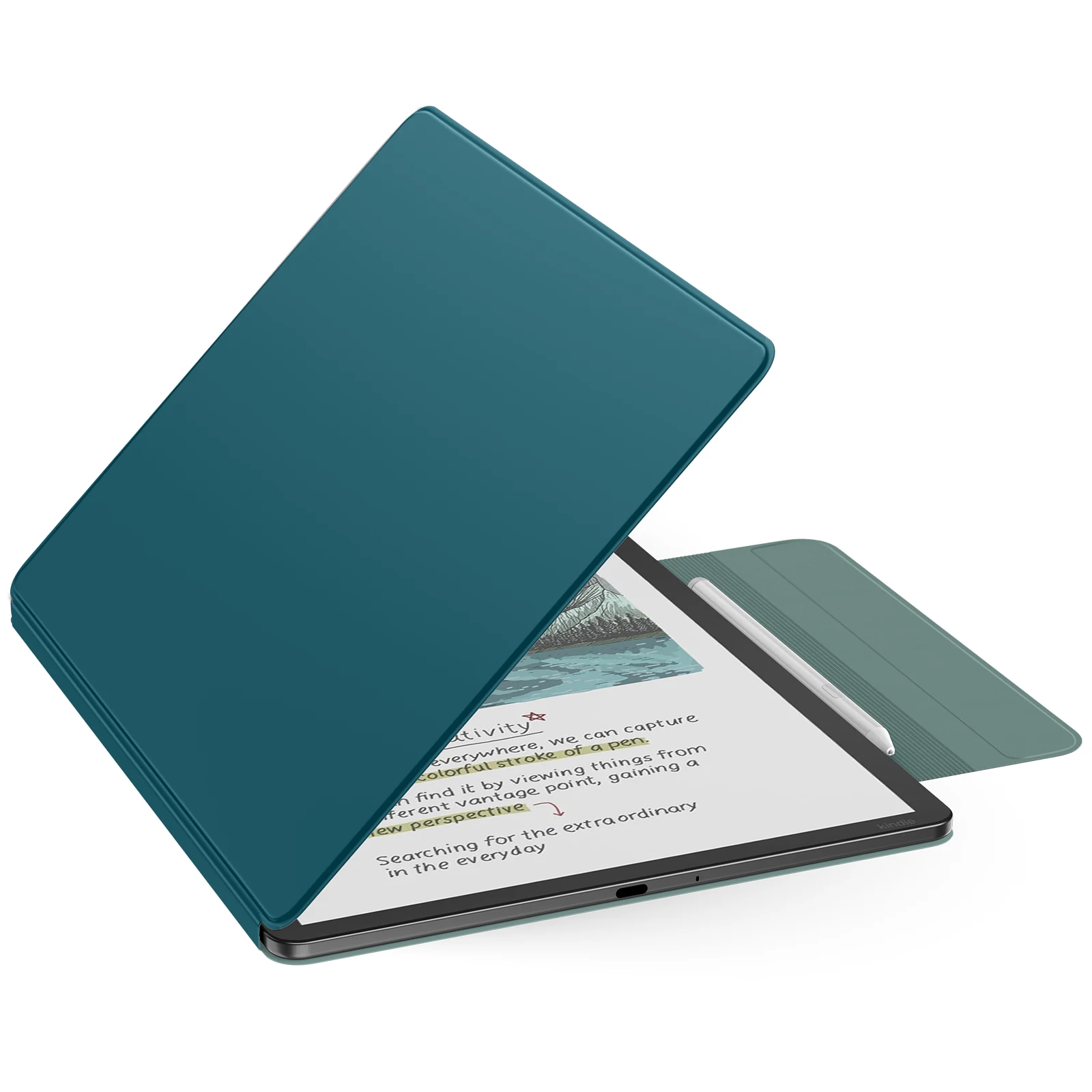 

Магнитный чехол для 11-дюймового Kindle Scribe 2025 (3-го поколения), тонкий чехол-книжка из премиальной искусственной кожи, чехол для Kindle Scribe Colorsoft 2025 1-го поколения