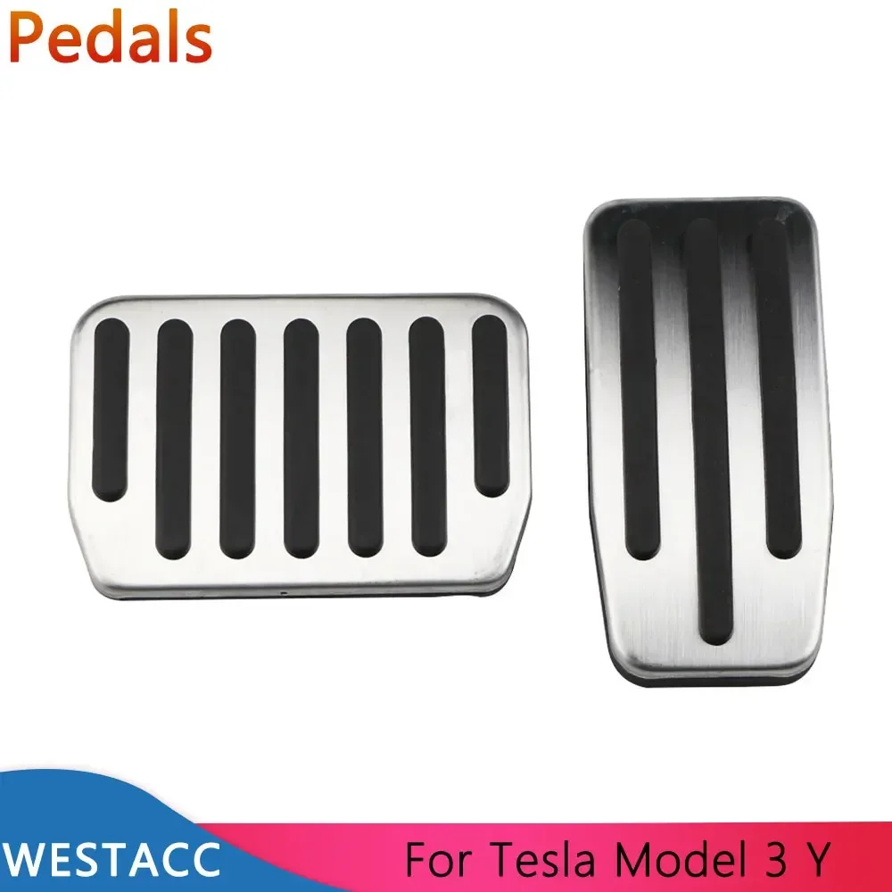 Car Pedals for Tesla Model 3 Model3 Modely Model Y AT 2017 2018 2019 2020 2021 Gas Pedal Brake Pedal Cover Pad Accessories