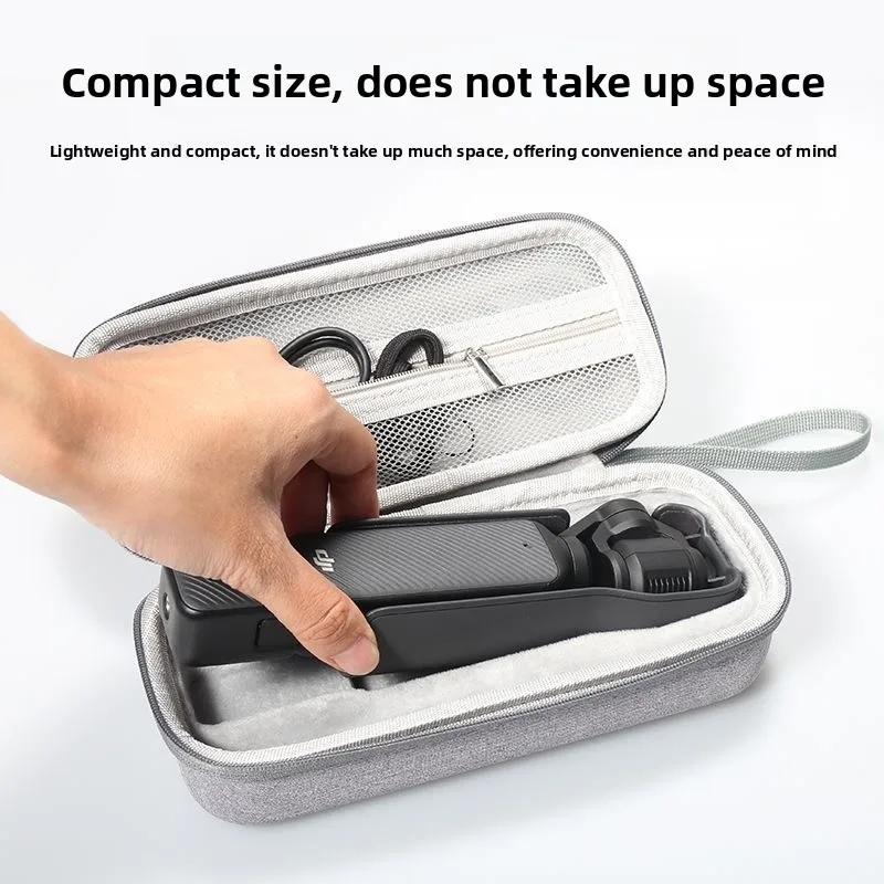 Storage Bag for DJI Osmo Pocket 3 Accessories Carrying Case Portable Travel Case with Carabiner Tempered Glass Screen Protector