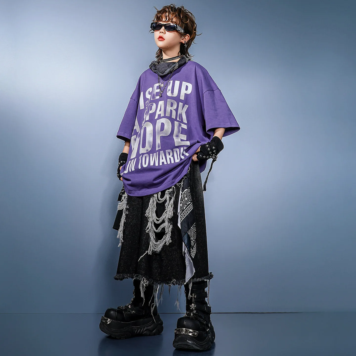 Ropa de Hip Hop para chico, ca - Distressed Jean Rip reseña y precio