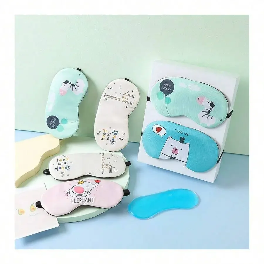 

Cute Sleep Eye Mask Light Blocking Breathable Relieving Eye Fatigue For Adults