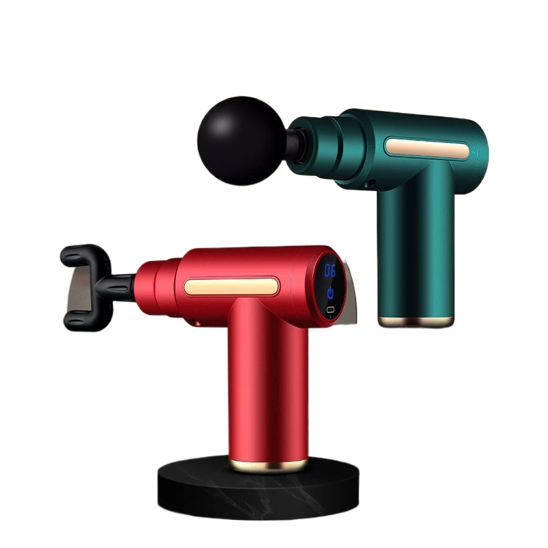 

Mini Cordless Fascial Handle Sports Percussion Deep Tissue Percussion Muscle Vibration Massage for Body Muscle Relief