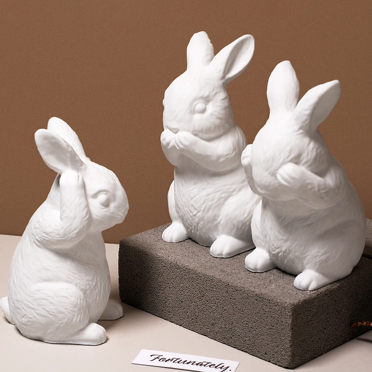 3D Easter Bunny Silicone Candle Mold DIY Handmade Easter Bunny Gypsum UV Epoxy Resin Mold Party Crafts Gift Ornament Making Tool