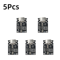 5Pcs/3Pcs/1Pcs 1S 3.2V/3.6V 2.4A LiFePO4 Battery Dedicated Charging Module High Current Type-C DC 4.5-5.5V Charging Board