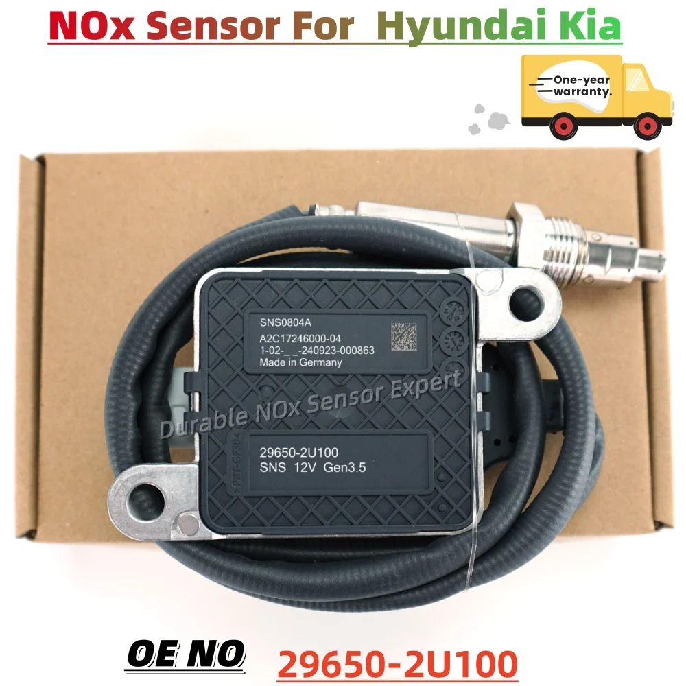 Car NOX Nitrogen Oxide Sensor 29650‑2U100 12V For Hyundai Tucson TL Kia Sportage QL 1.6 CRDi 2018‑2020 Diesel SCR System Exhaust