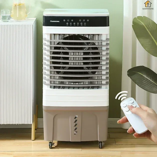 household Industrial air cooler Quick Cooling  small mobile refrigeration water cooling fan air cooler dual-purpose new