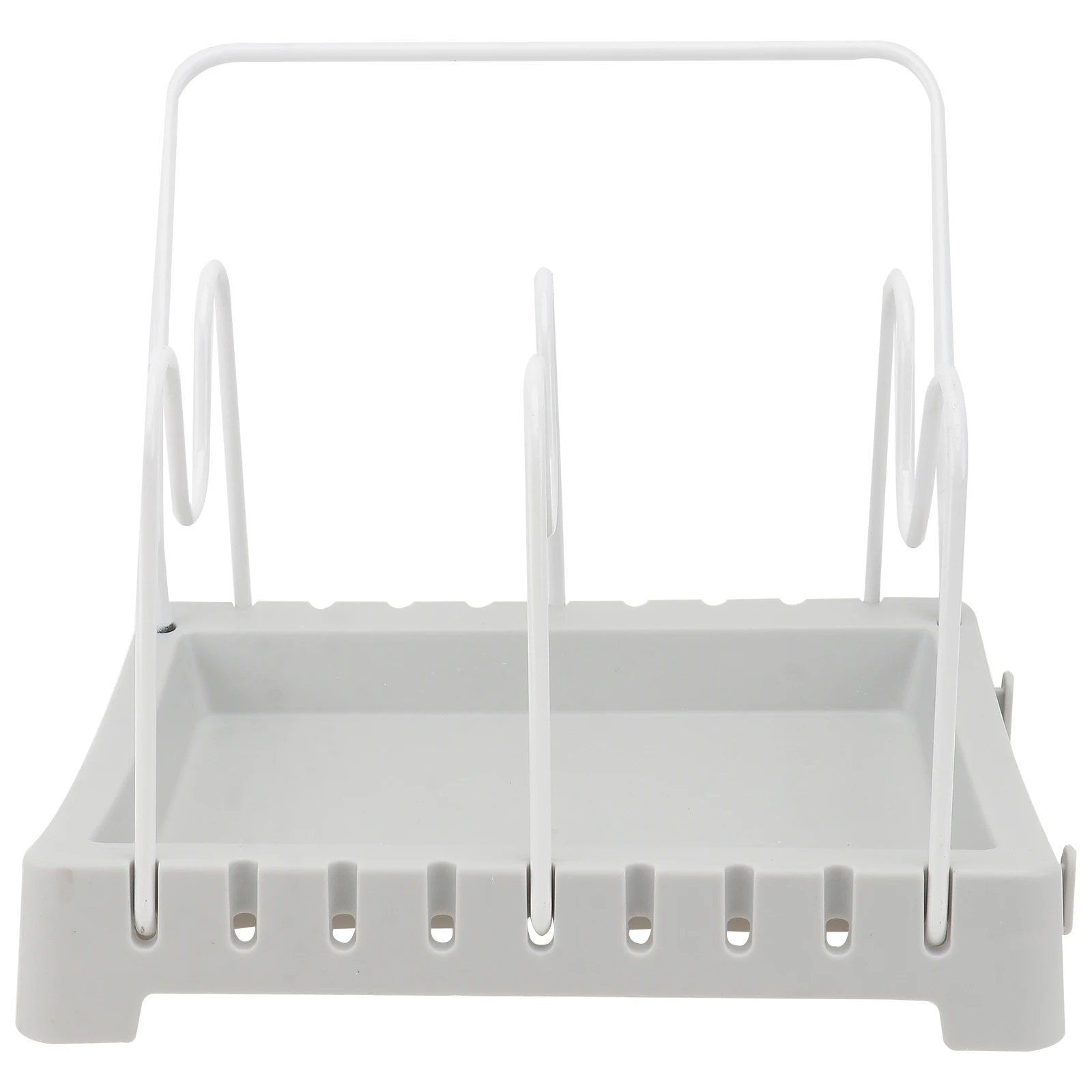 

Adjustable Pot Lid Holder Rack Kitchen ganizer Modern Iron St Removable Design Easy Storage Solution