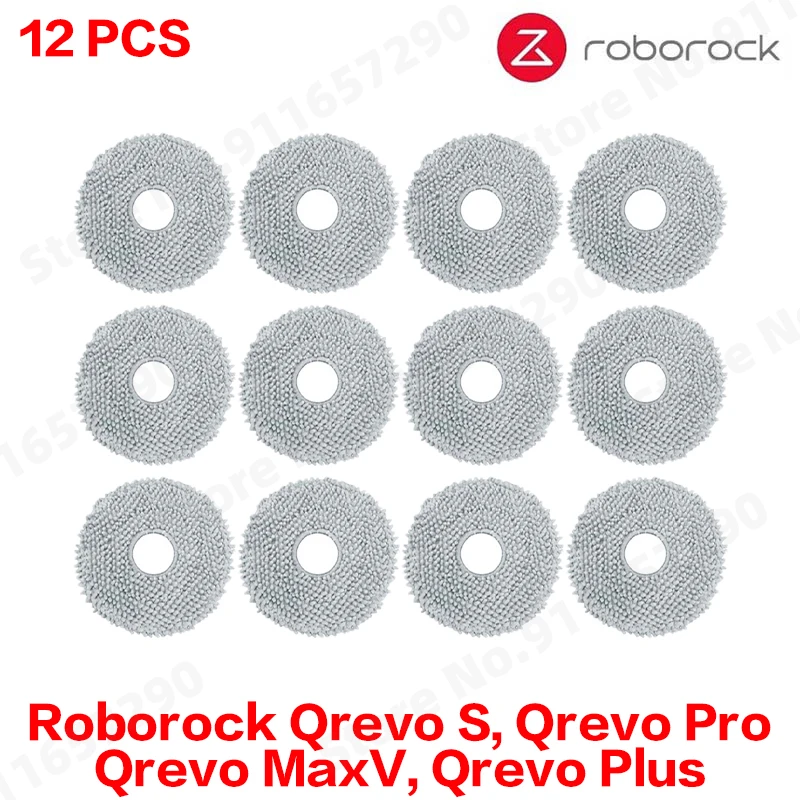 Roborock Qrevo S, Qrevo Pro, Qrevo MaxV, Qrevo Plus Staubsaugerteile Hauptbürste Seitenbürste Filter Wischpad Tuch Staubbeutel