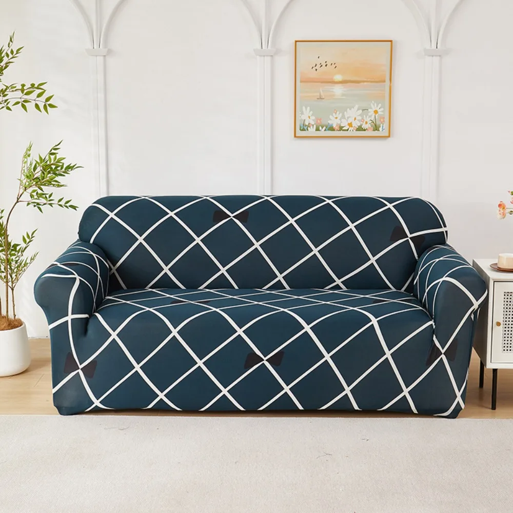 

Comfortable High Elasticity Sofa Cover Removable Washable Couch Cover Print Design Breathable Sofa Slipcover Home Decor