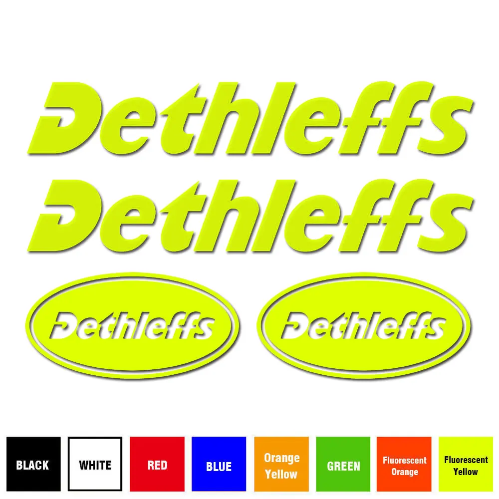 FOR DETHLEFFS CARAVAN CAMPER MOTORHOME 4 PIECE KIT DECALS STICKERS/CHOICE COLOURS