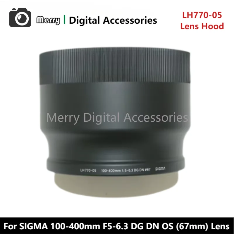 New Original Genuine Front Lens Hood LH770-05 For SIGMA 100-400mm F5-6.3 DG DN OS (67mm) Lens