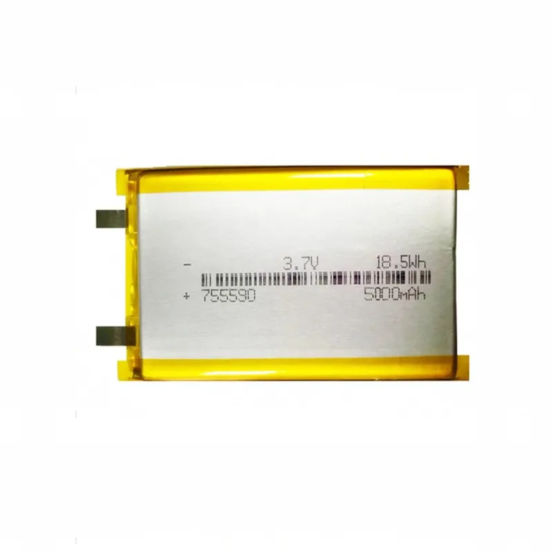 buy more will cheap Polymer lithium battery 755590 5000mAh smart lock wireless printer 3.7V wireless charging treasure cell