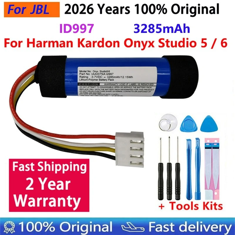 

2026 Years High Quality ID997 Replacement Battery For Harman/Kardon Onyx Studio 5 6 Wireless Bluetooth Speaker batteries+Tools