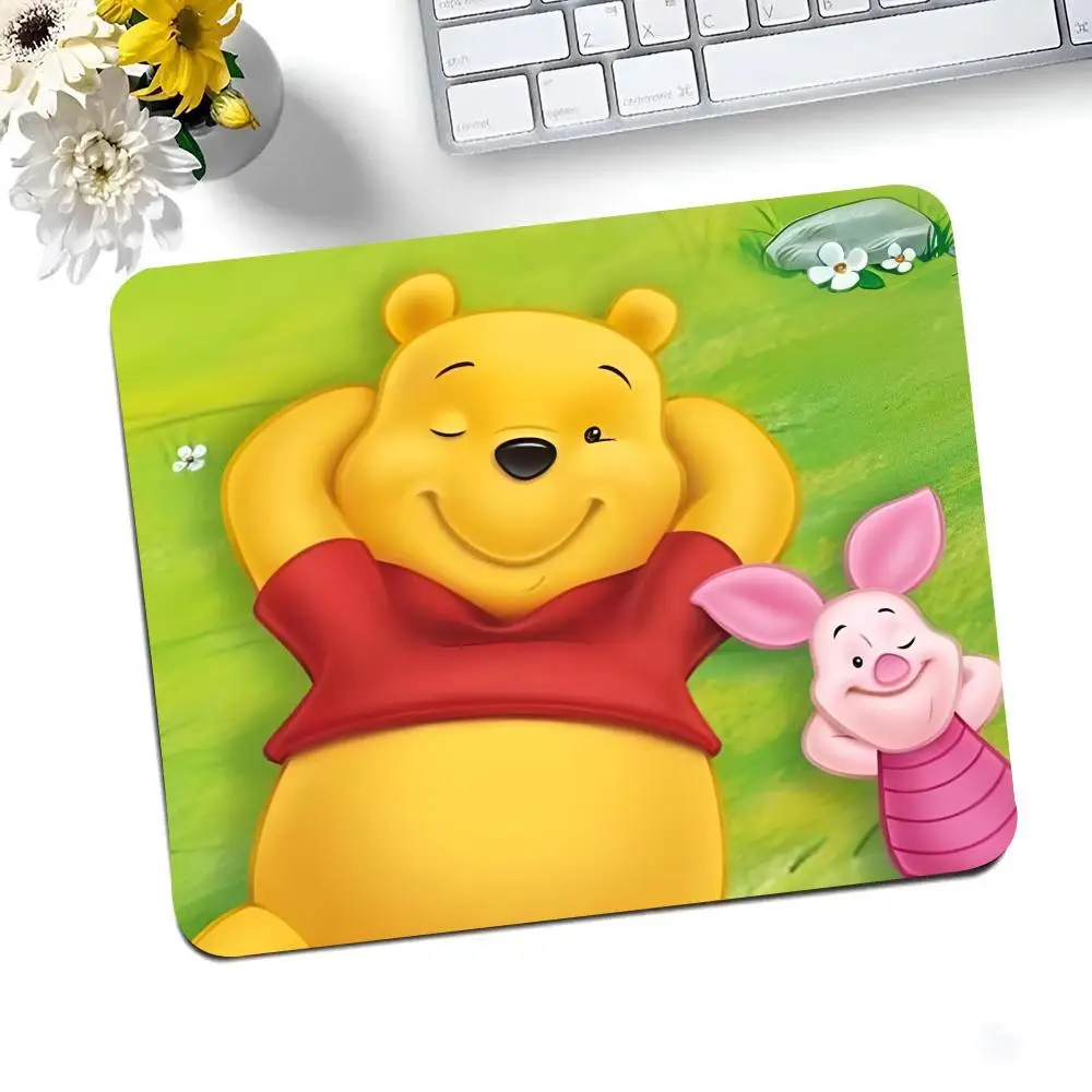 Winnie the Pooh Mouse Pad Ultrafine Surface Gaming Accessories Keyboard Pads Gamer Mouse Mat Rubber Desk Mat