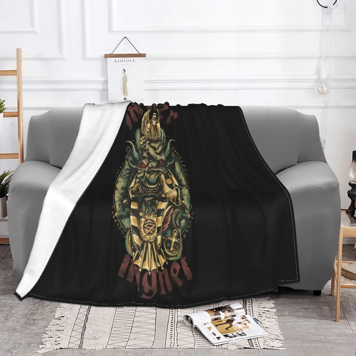 Monster Magnet Jungle Pharoah Official Mens Unisex Casual Female Men Discount Classic Movie Throw Blanket