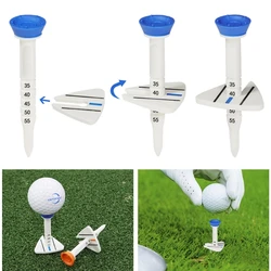 4Pcs Golfs Tees Low Resistance Golfs Tees Adjustable Golfs Base Plastics Golfs Support Tees for Long Distances Hitting
