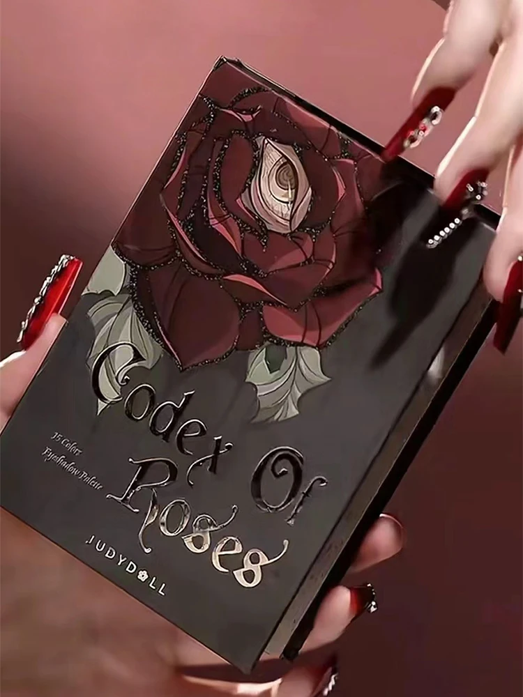 Judydoll Halloween إصدار محدود من Rose Codex "15 لونًا لظلال العيون غير اللامعة بلون الأرض ومكياج العيون اللامع