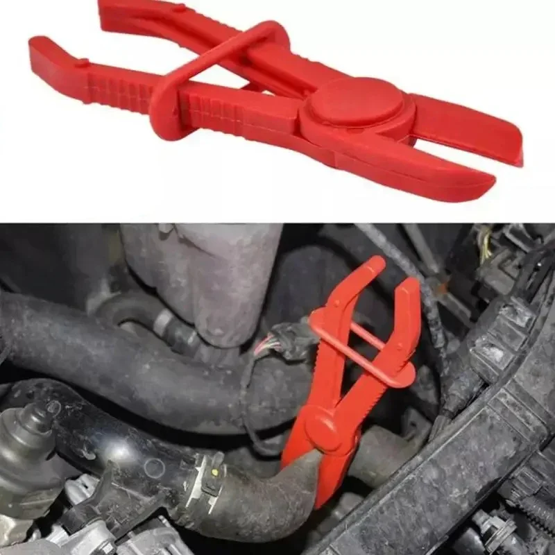 3Pcs Set Hose Tube Clamp Pliers Tool Car Brake Fuel Water Line Clamp Oil Pipe Plier Hose Clamp Removal Tool Automobile Repairing