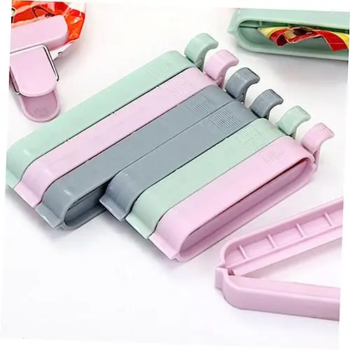 12 Reusable Food Bag Clips, Airtight Storage Clips, Kitchen Organization Must-haves, Best Snack Bag Sealers, Food Saver Clips ﻿