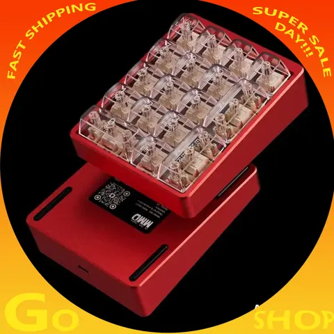 Mmd Km17 Keyboard Designer Keyboard Fashion Aluminum Alloy Full Key Custom Numerical Mechanical Via Small Keyboard For Designer