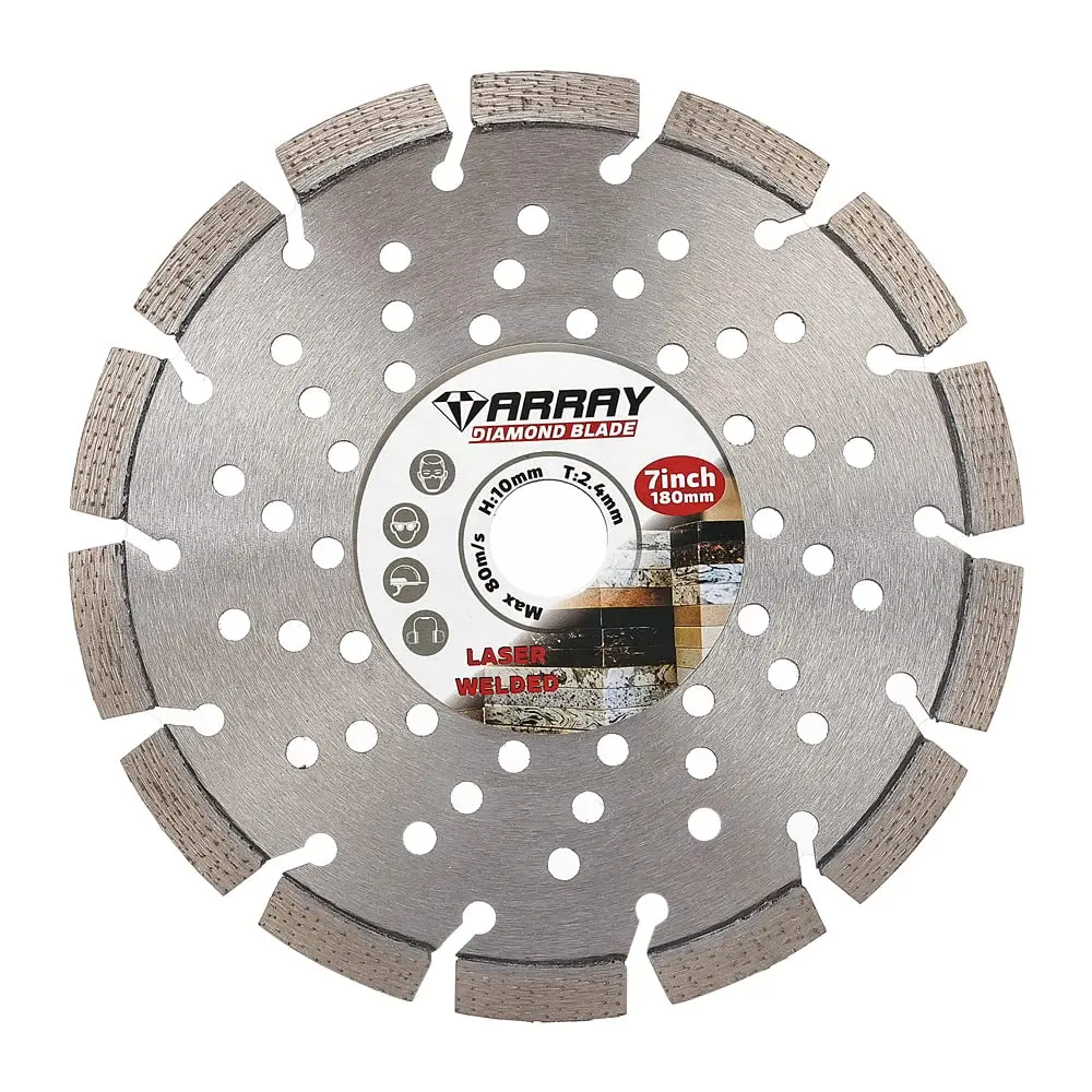 

7" 180mmSegment Diamond Saw Blade Concrete Tile Blade for Cutting Stone,Marble,Granite,Brick,Masonry,Concrete