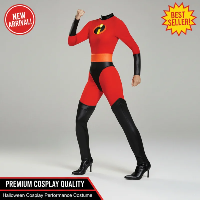 ☆ SunlCos The Incredibles 2 Combinaison Cosplay Super-héros Halloween Zentai Unisexe Adulte ☆