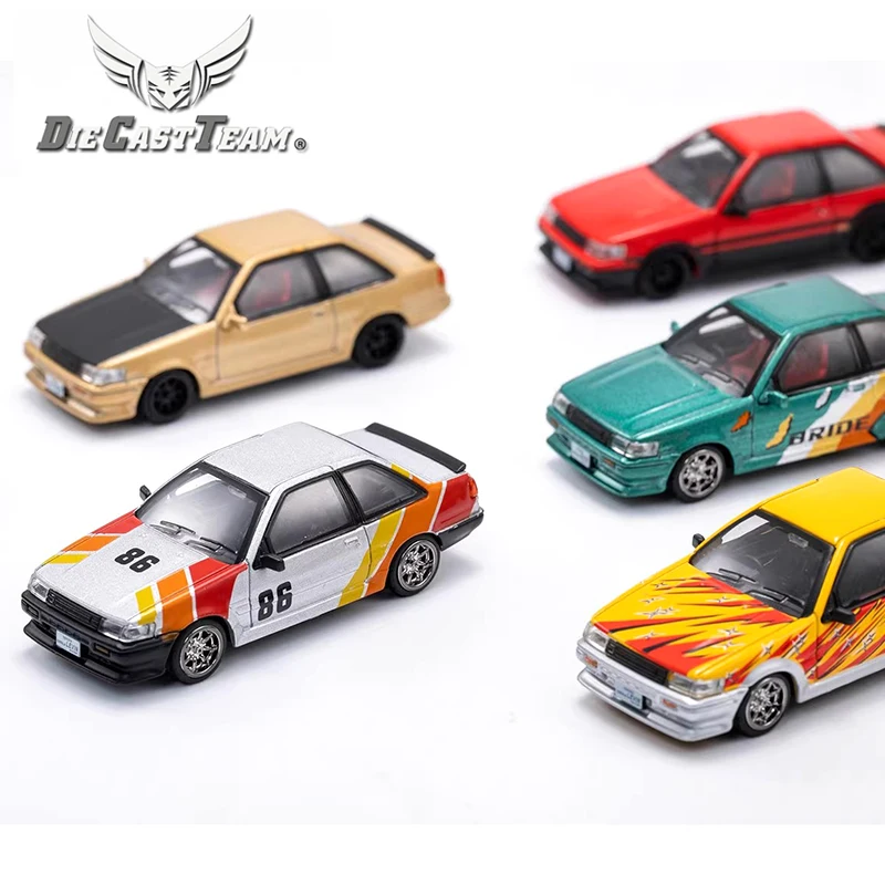 

DCT 1/64 Toyota Corolla Levin AE86 литая Автомобильная модель украшения Cas игрушки подарочные украшения