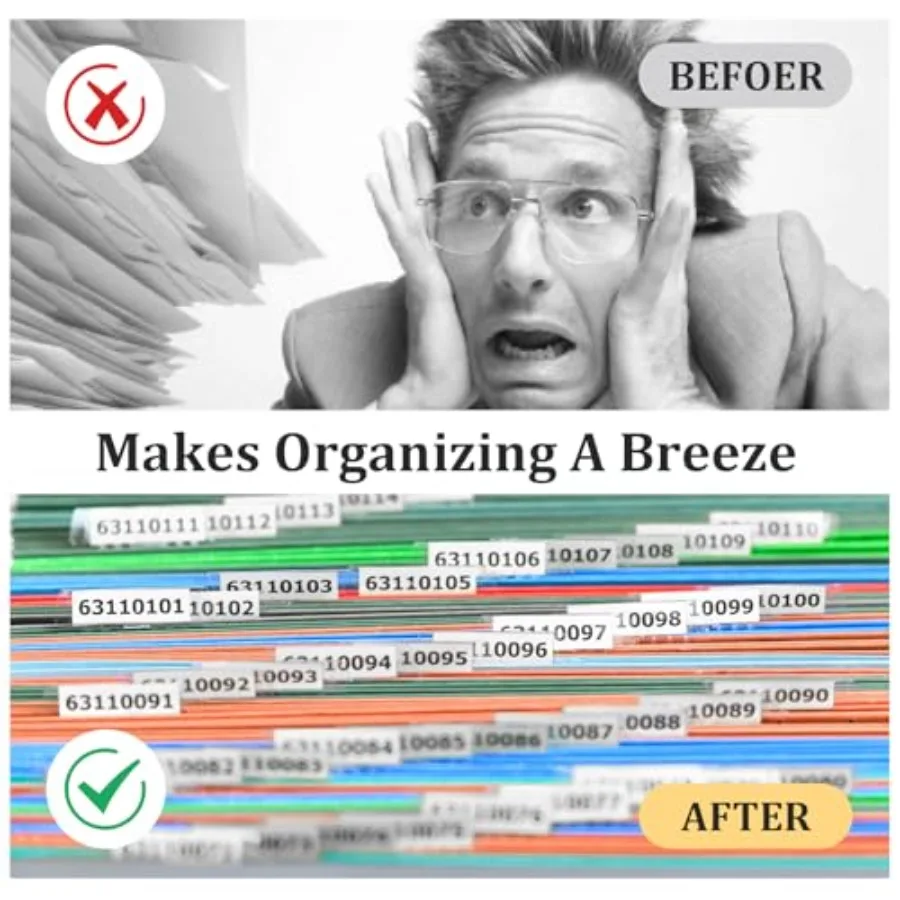 Bestandsmaptabbladen 60+60 sets Doorzichtige hangende bestandsmaptabbladen met inzetstukken voor het ophangen van mappen 3 1 2 Ih Plastic hangende bestandstabbladen