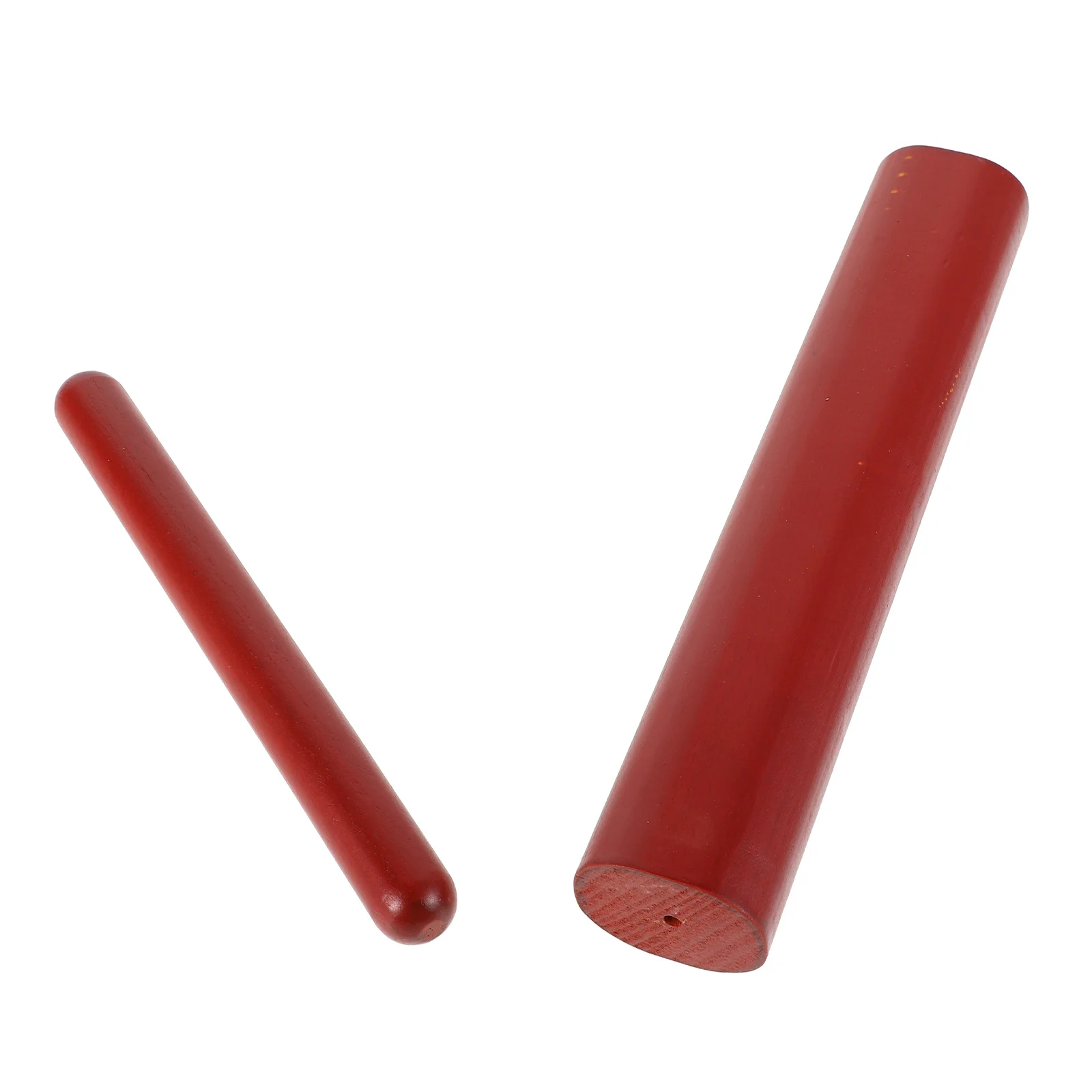 

1 Pair Beechwood Orff Percussion Instrument High-Pitched Wood Imitation For Kids Adults Music Lessons Wood Music Sticks Hardwood