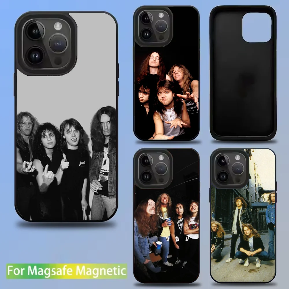 

Rock Band A-C D-C Phone Case For IPhone 16 15 14 13 12 11 Pro Mini Max Soft Magnetic Cover