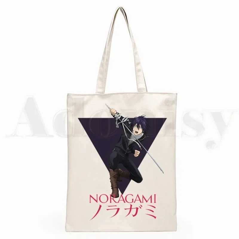 Noragami bezpańskie boga YATO Iki Hiyori Noragami Yukine graficzne nadruk kreskówkowy torby na zakupy dziewczyny moda na co dzień Pacakge torebka