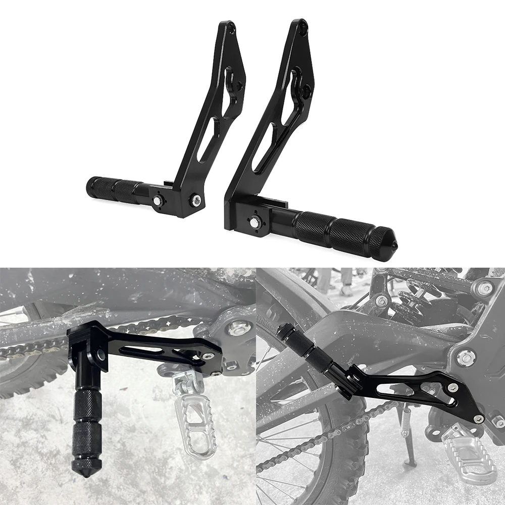 

Rear Foot Pegs Pedal Bracket for Surron SUR-RON Light Bee X Rear Foot Rests for Segway X160 X260