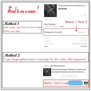Vòng cổ tên cá nhân cho phụ nữ, thép không gỉ, mặt dây chuyền đơn giản, chuỗi xương đòn, đồ trang sức cá nhân, quà tặng ngày lễ tình nhân 10 Quà tặng tùy chỉnh bán hàng chính giá rẻ - №2