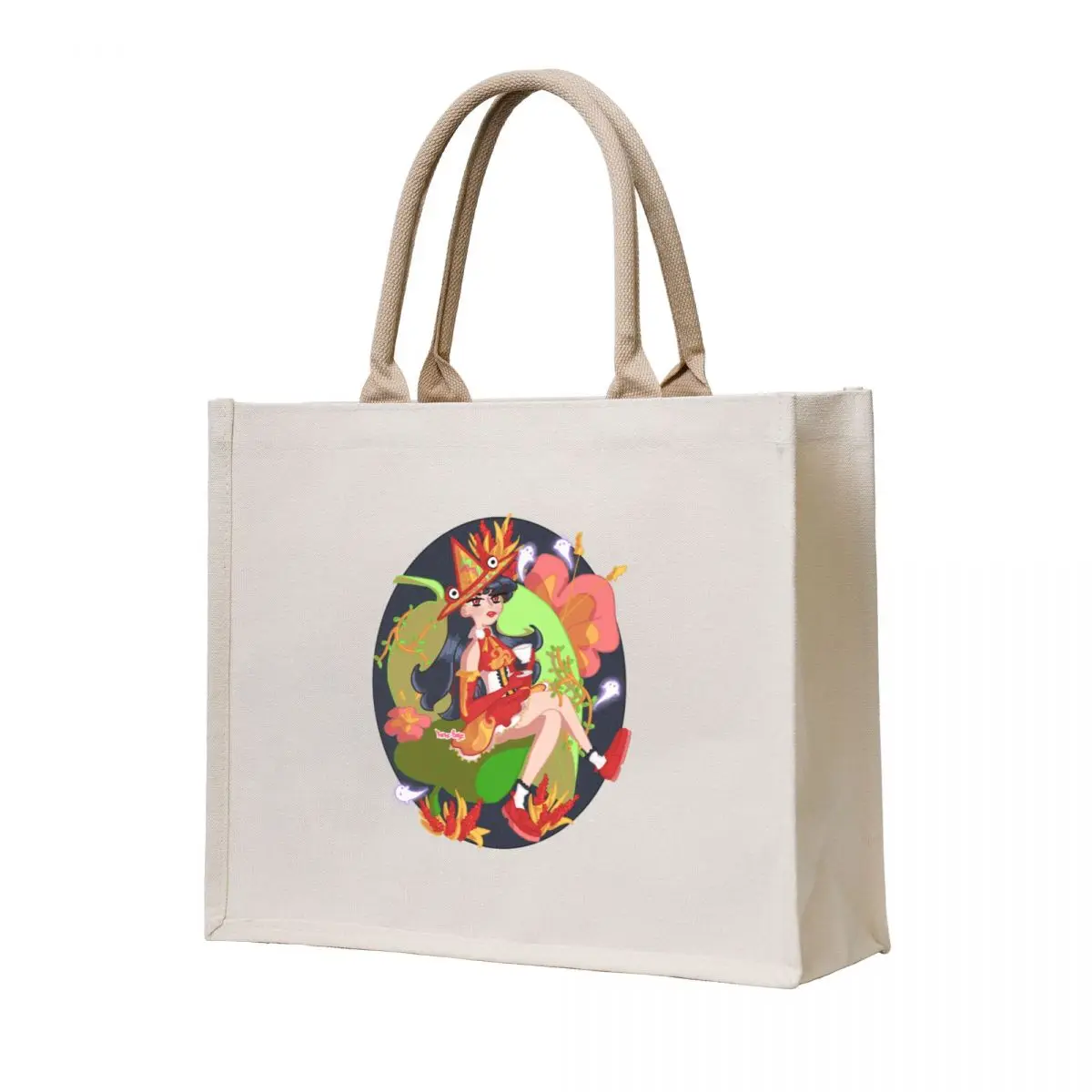 

frog witch Tote Bag shopper bag woman eco pack foldable reusable bag