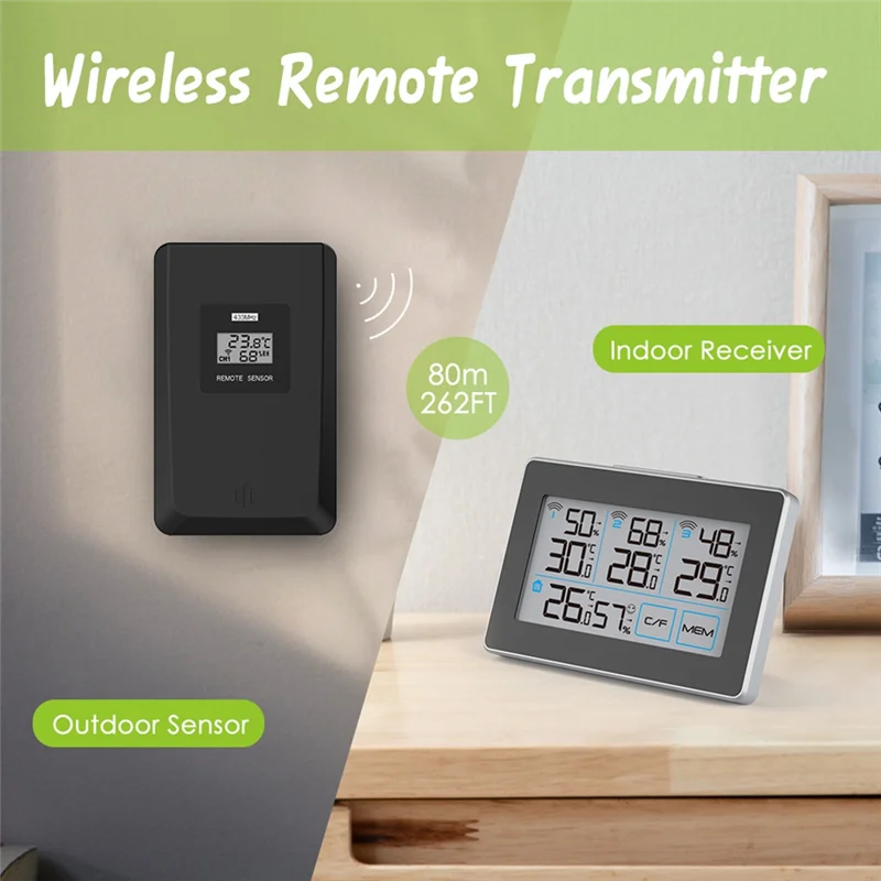 

【Livraison Rapide】 Датчик температуры и влажности, цифровой термометр, комнатный гигрометр, температура и влажность, цифровая погода, моно