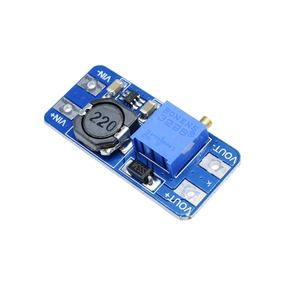 MT3608 DC-DC Adjustable Boost Module 2A Boost Plate Step Up Module 2V-24V to 9V 12V 15V 18V 24V Power Supply Module Dropshipping