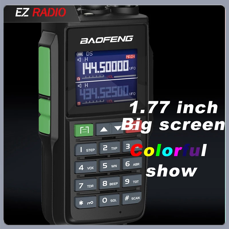 BAOFENG UV-22 Pro Max Handheld Walkie Talkie Long Range Two Way Radio Copy Frequency Programming USB-C Charging Ham Radio UV-22L