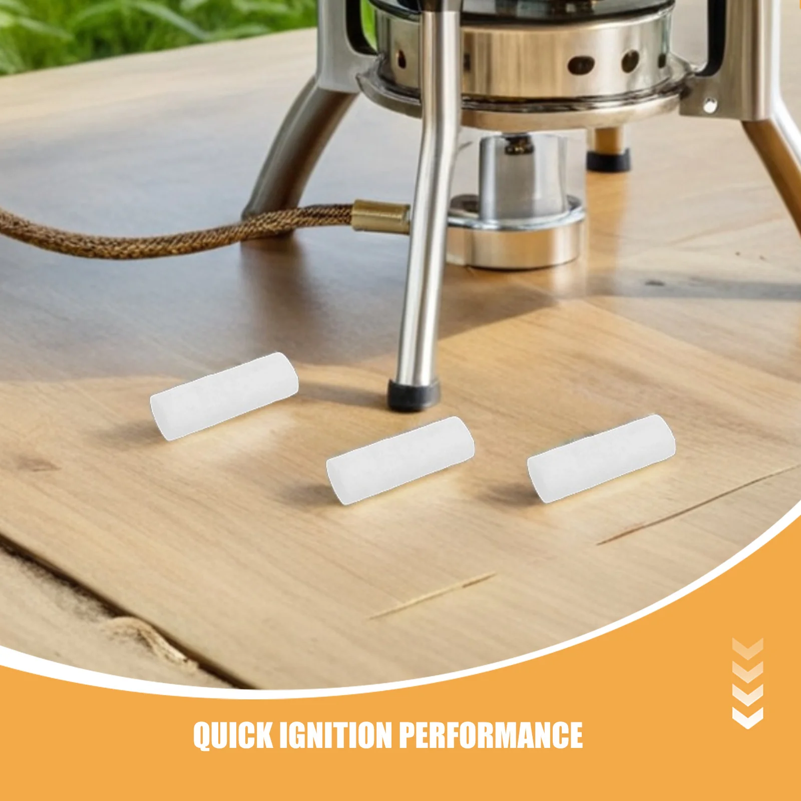 Bâtonnets de coton pour démarreur de feu en plein air, 30 pièces, allumage rapide, longue durée, portables pour Camping, randonnée, survie, cheminée d'urgence