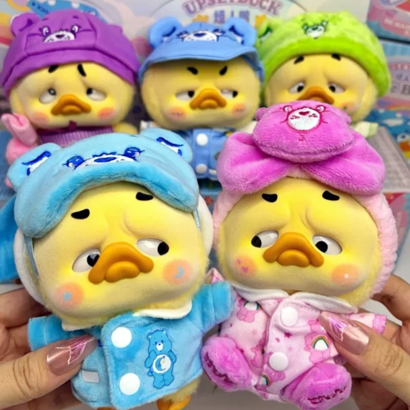 

In-Stock Care Bears X Upsetduck Be Rainbow Duck Series Blind Box Mystery Box Caixa Sorpresa Аниме Фигурки Милая модель игрушки в подарок