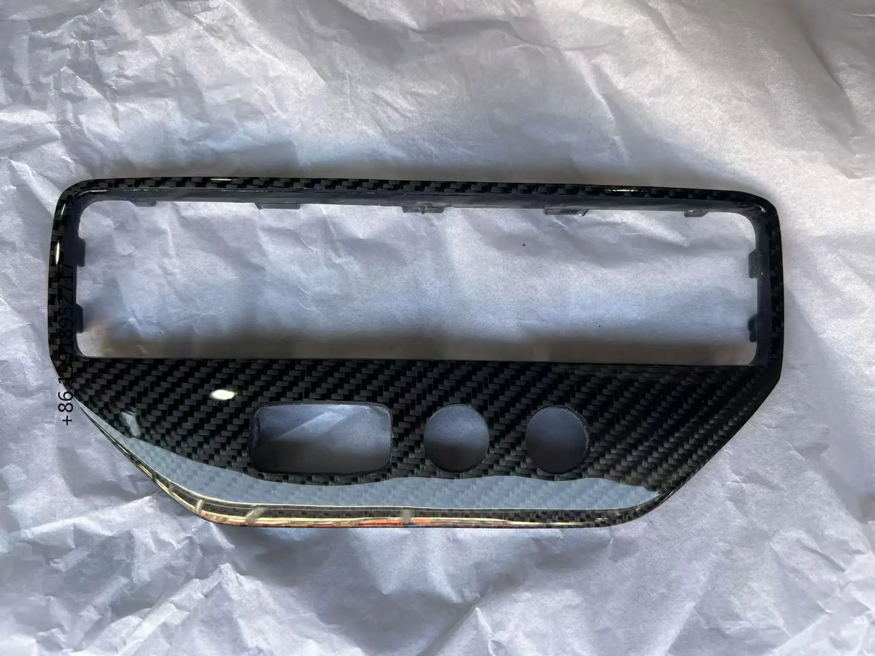 Masera M145 GranTurismo GranCabrio MC Stradale GTS Tuning Modified Carbon Fiber Air Conditioner Switch Trim Panels JJ294