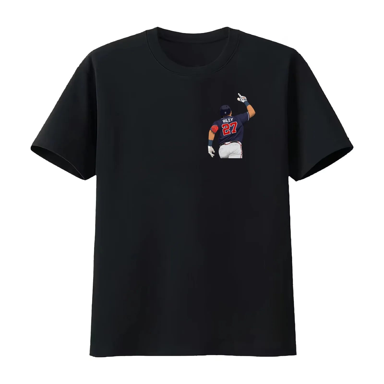 Austin Riley 27 T-Shirt Summer Casual Cotton Tee Oversized Streetwear Tops Vintage Graphic Print Loose Fit Short Sleeve