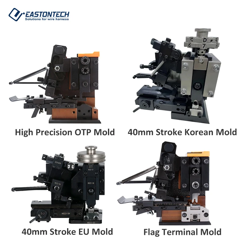 EW-8075 Servo Máquina de crimpagem de cabos totalmente automática de cabeça dupla (0,3-16 mm2/AWG9-23)