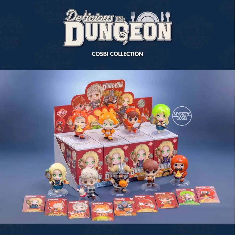 

Hot Toys Delicious In Dungeon Cosbi Mystery Blind Box Mini Action Figure Desktop Decor Collectible Toy Gift For Anime&Game Fans