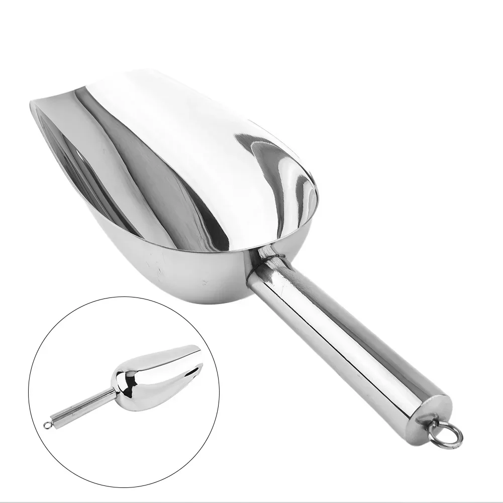 Stainless Steel Ice Shovel Defrosting Shovel Ice Block Tool Deicing Supplies Household Kitchens Bars Beverage Stores Ice Maker