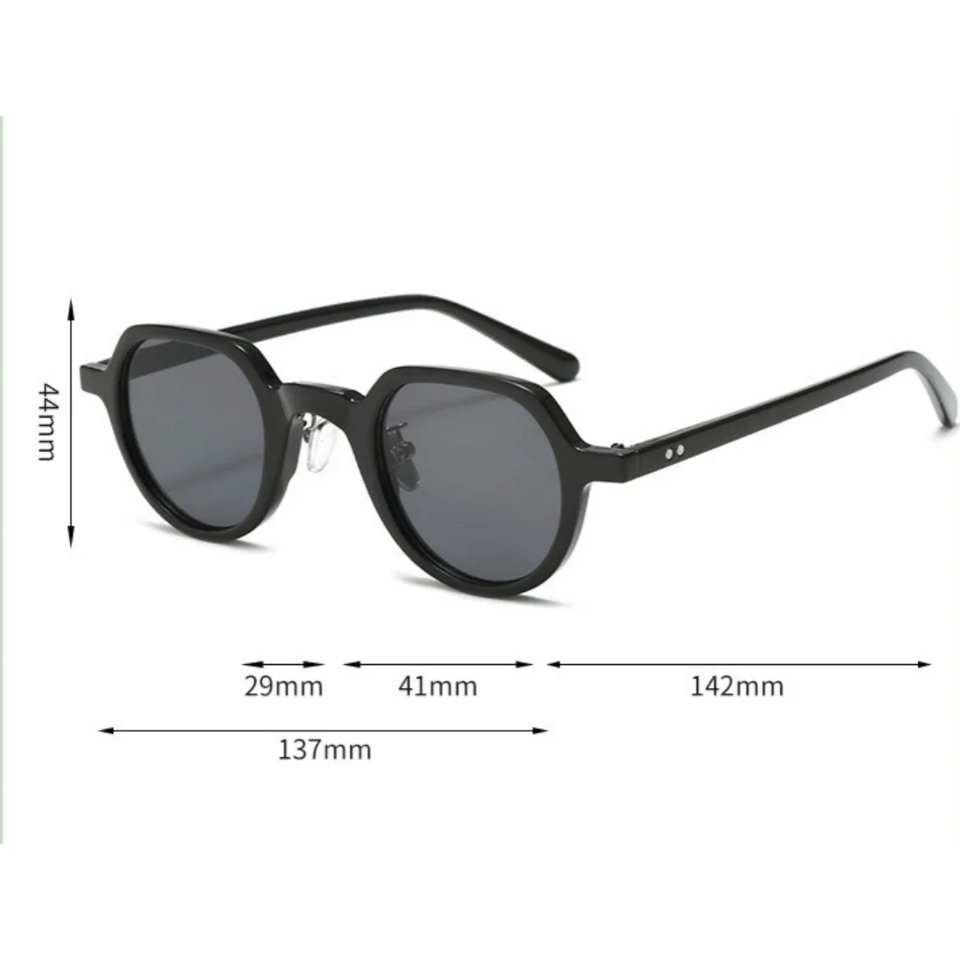 Retro Rectangle Sunglasses for Men Women UV400 Protection Classic Trendy Driving Sun Glasses