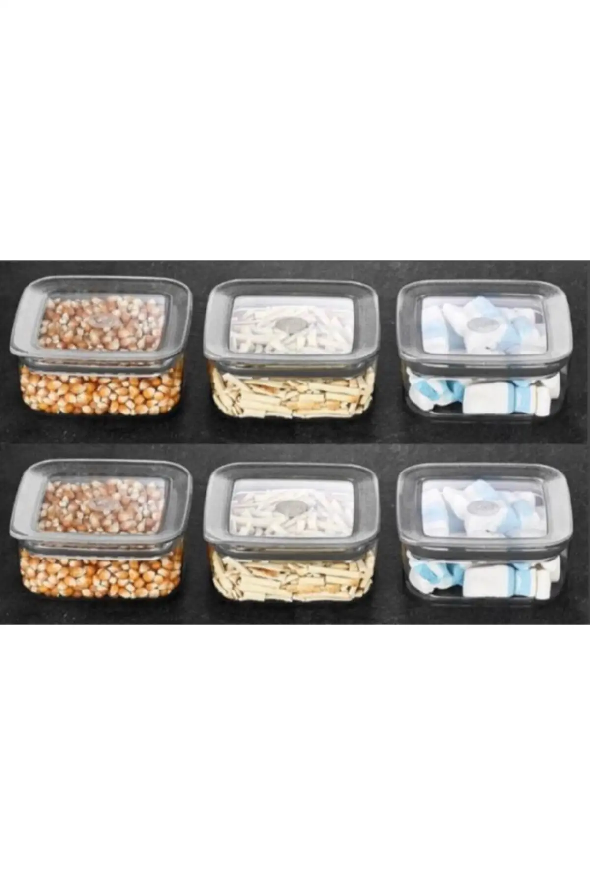 DOLBOVI Sude square storage container 250 Ml X 6 pcs Set