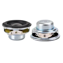 2Pcs/lot 40MM 4 Ohm 5W Audio Portable Speakers 1.5 Inch 16 Core Small Full Range Rubber Side NdFeB Waterproof  DIY Speaker