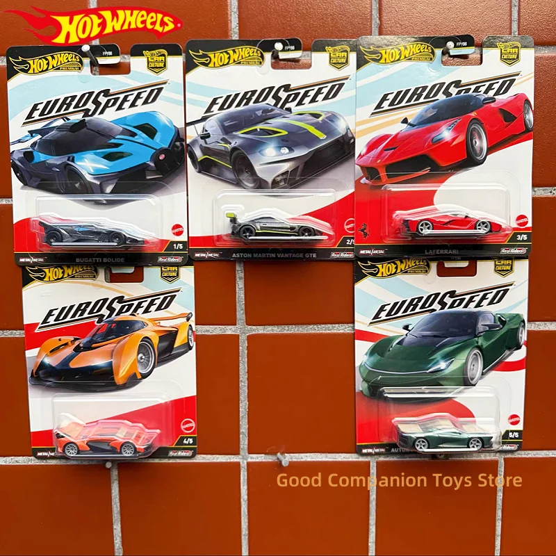 

Новая оригинальная модель автомобиля Hot Wheels 2025 года 1/64 Car Culture L Case (Mix 6) Eurospeed Set Коллекция литых под давлением моделей Модель автомобиля из сплава