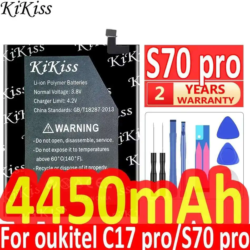 

4450Mah For Oukitel C17 Pro S70 Mobile Phone Battery Environmentally Friendly