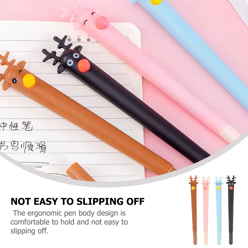 

20 шт., студенческие гелевые ручки, гладкое письмо, эргономичный силиконовый корпус, канцелярские принадлежности для заметок, многофункциональные портативные ручки для письма